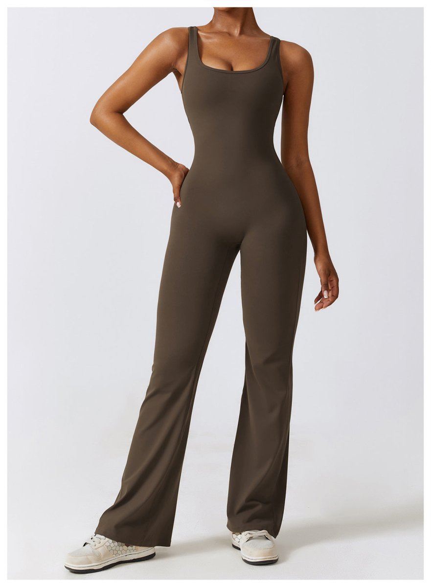 FLARE SCRUNCH JUMPSUIT | Formend & elegant