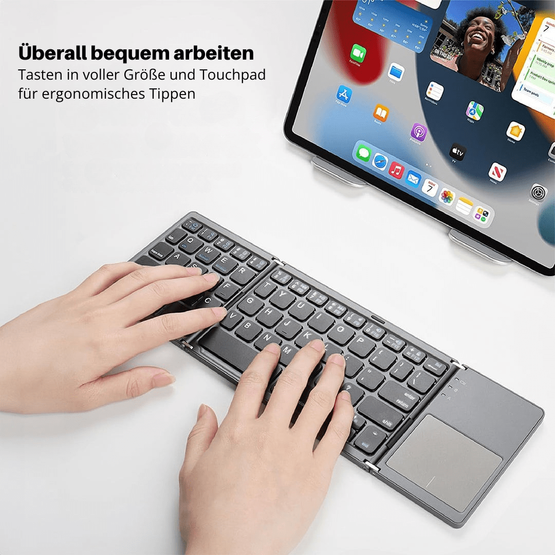 FlexType Mini Bluetooth Keyboard | Kompakt. Faltbar. Leistungsstark.