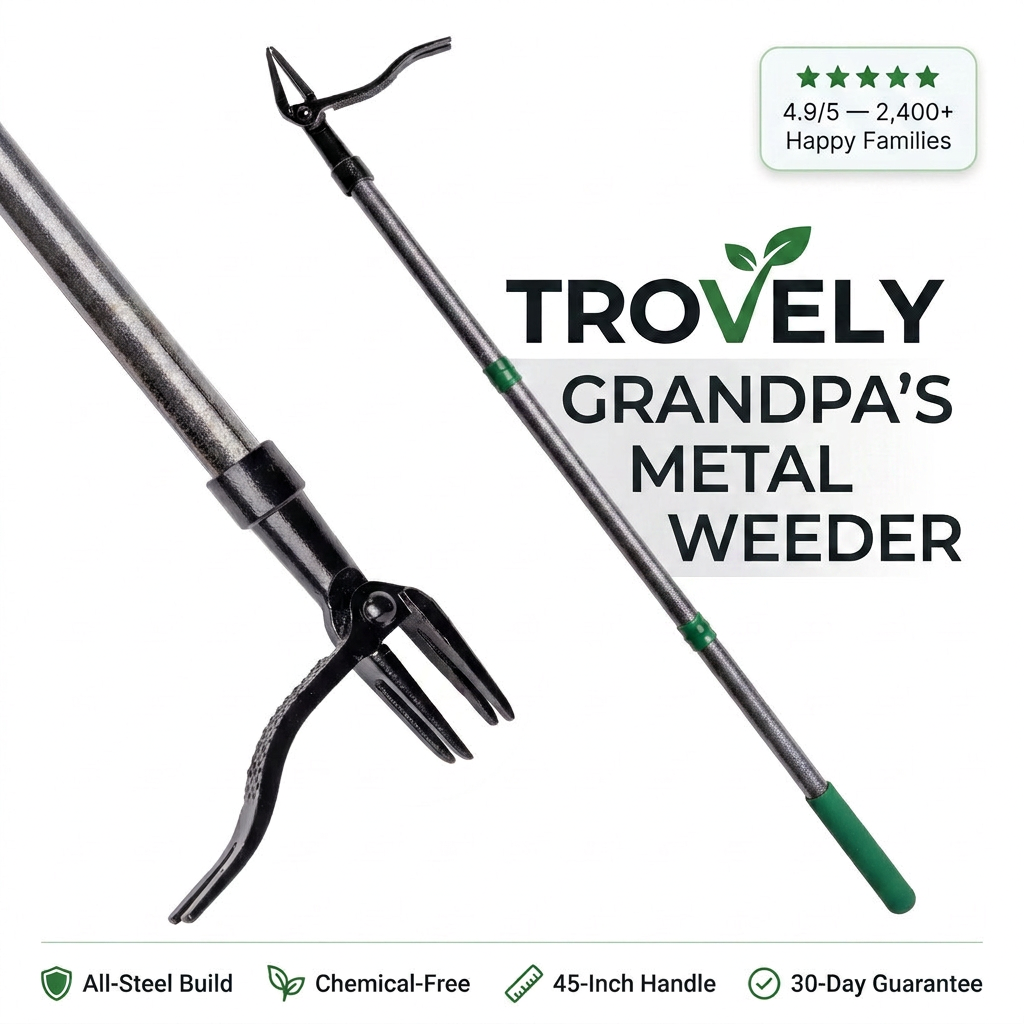 Trovely – Opas Metall-Unkrautvernichter