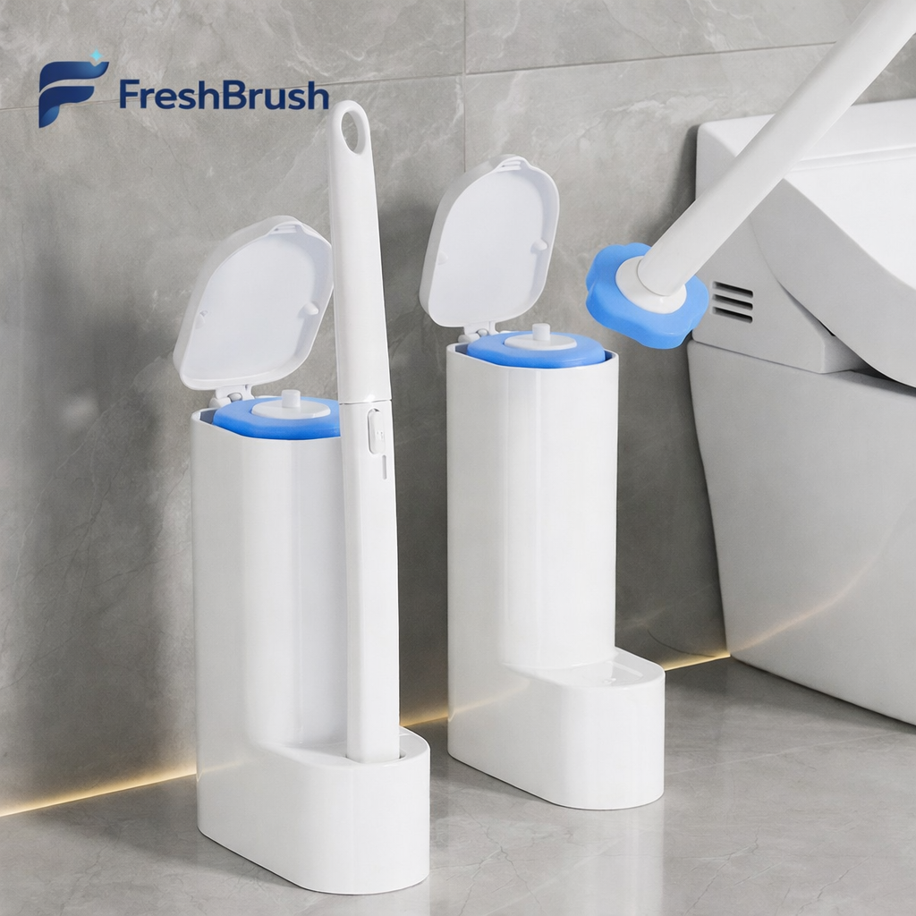 PureScrub™ – Hygienische Silikon-Toilettenbürste für gründliche Reinigung