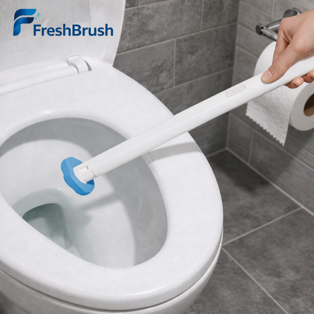 PureScrub™ – Hygienische Silikon-Toilettenbürste für gründliche Reinigung