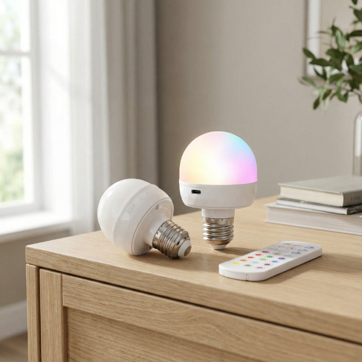 Wiederaufladbare LED-Lampe | Flexibles Licht ohne Kabel