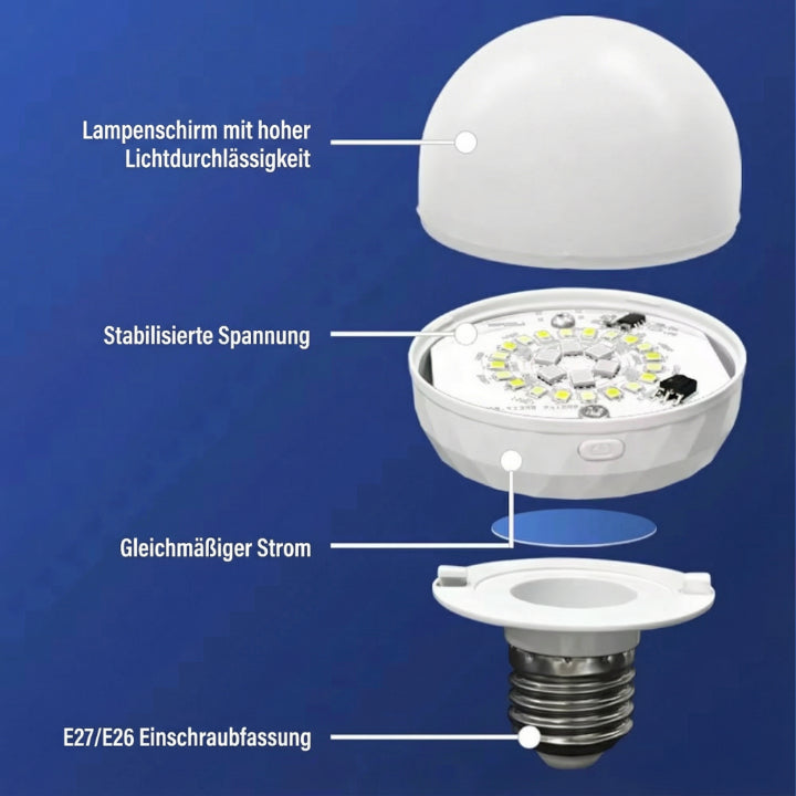 Wiederaufladbare LED-Lampe | Flexibles Licht ohne Kabel