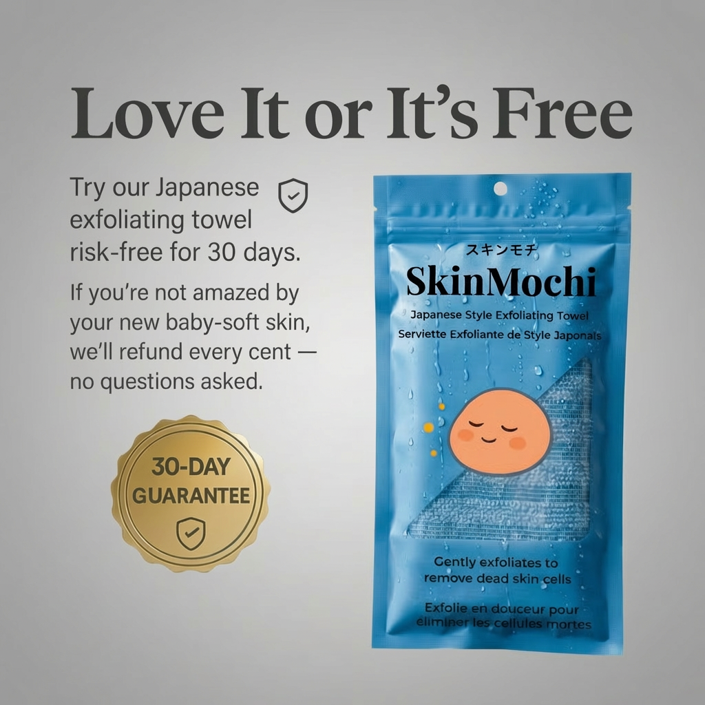 SkinMochi™ Japanisches Peelinghandtuch