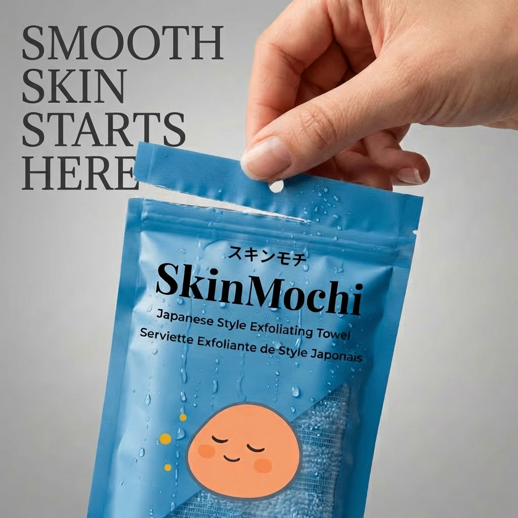 SkinMochi™ Japanisches Peelinghandtuch