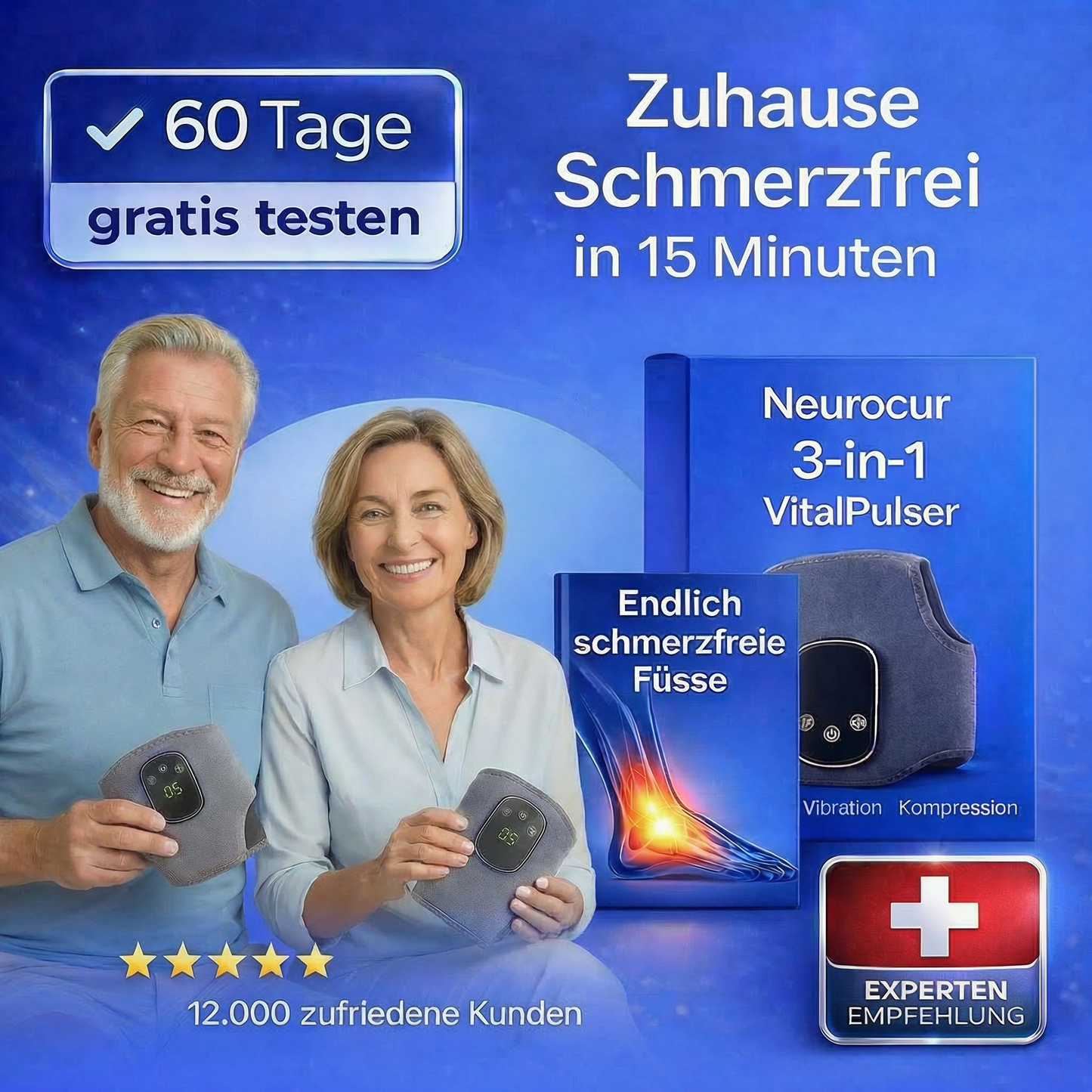 VitalPulser™ | 3 in 1 Fußmassagegerät für Entspannung und Leichtigkeit