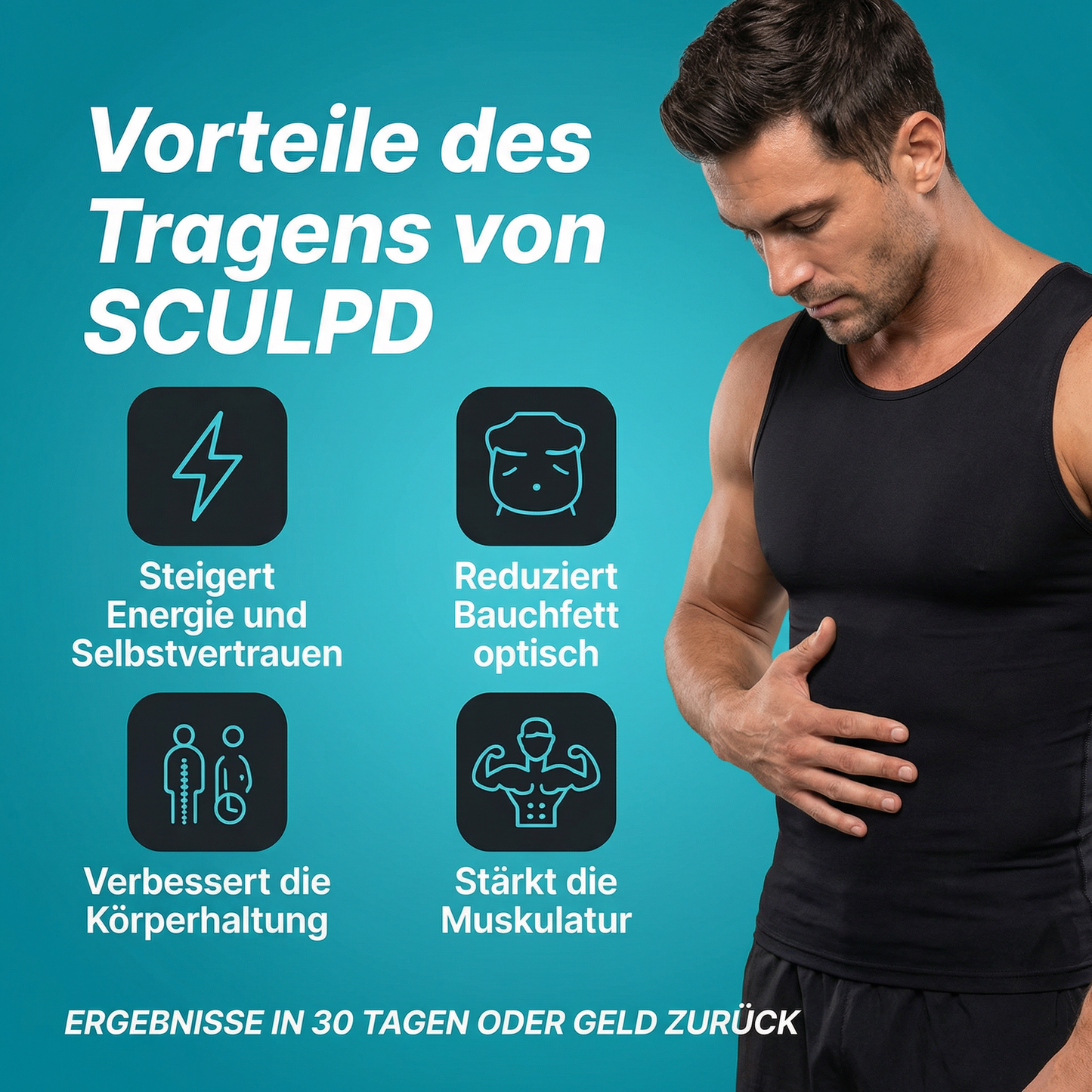 CoreFit™ | Kompressionsshirt für sofort schlankere Silhouette