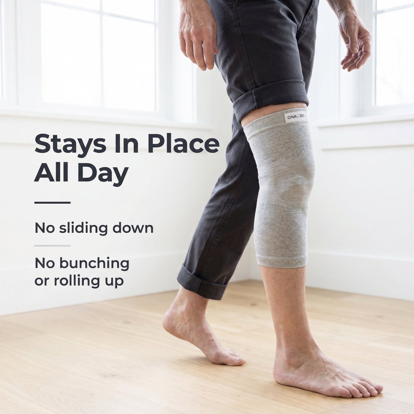 ONAQ360™ Flexlife Kniebandage aus Bambus