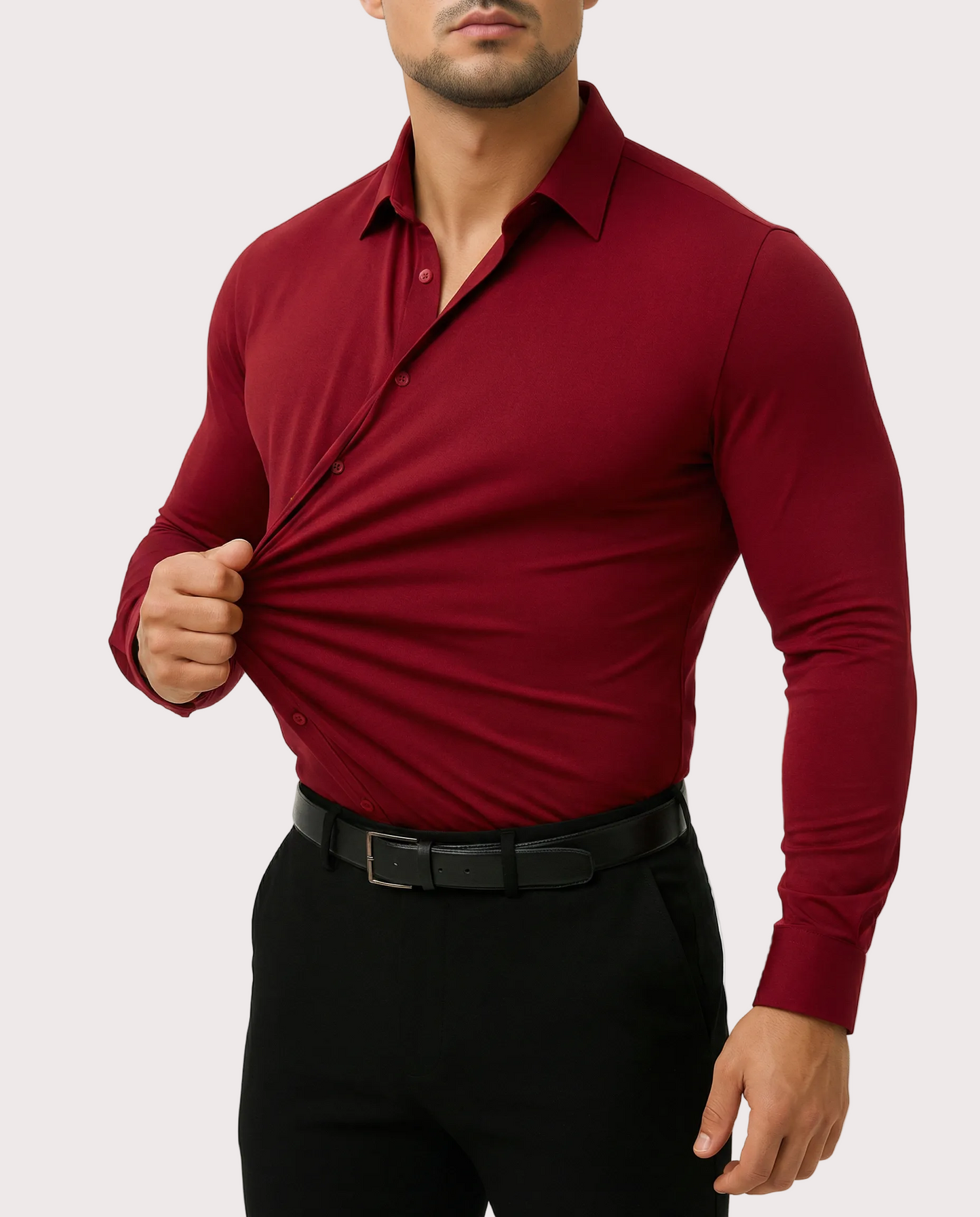Azzurro Stretch-Hemd