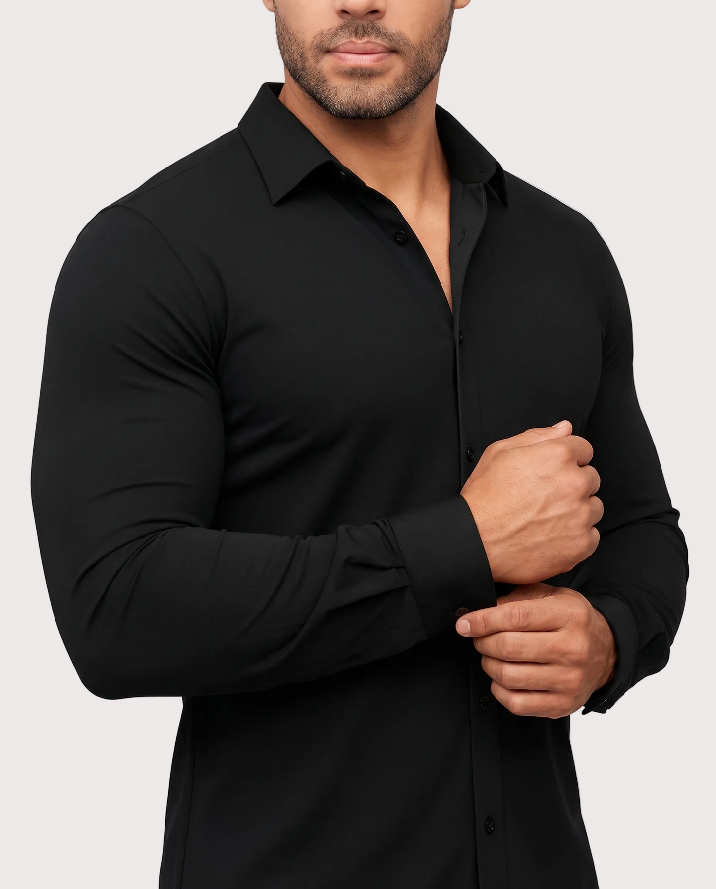 Azzurro Stretch-Hemd