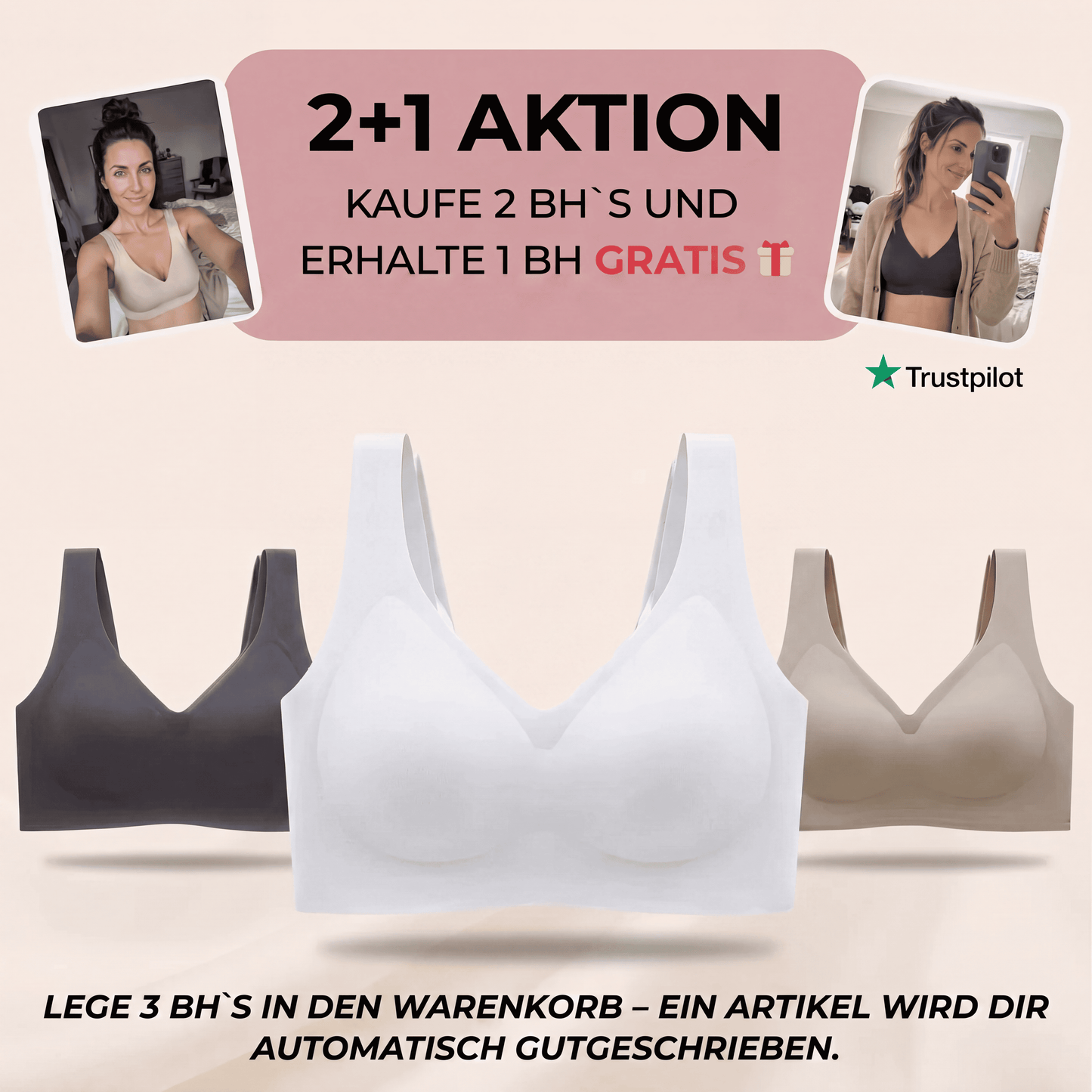 Avelisse™ – Premium Seamless-BH für bequemen Halt den ganzen Tag