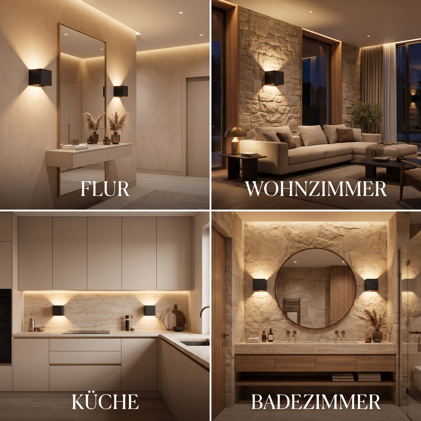 LumiVela™ - Kabellose Wandleuchte ohne Bohren – Elegantes Licht überall