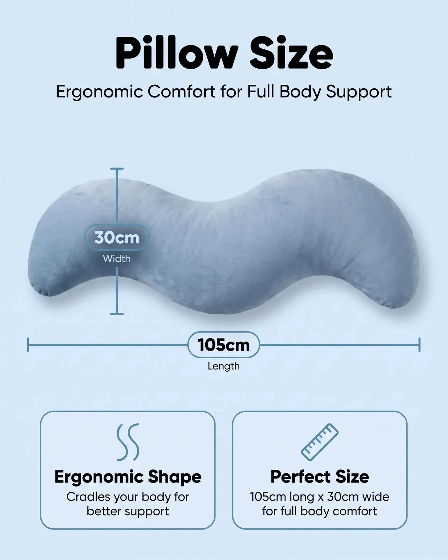 AlignRest™ – Ergonomisches Seitenschläferkissen für optimale Körperunterstützung