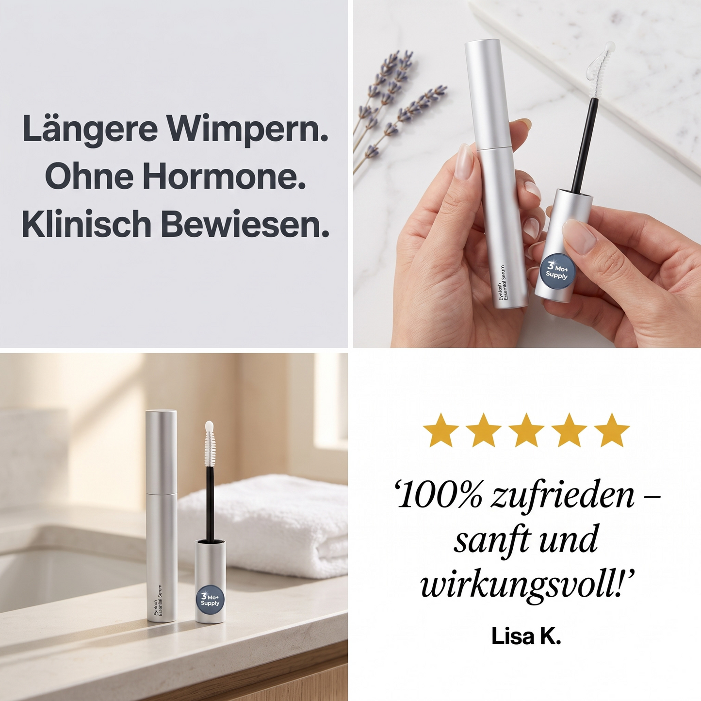 LashVella™ – Wimpernserum für natürlich vollere und längere Wimpern