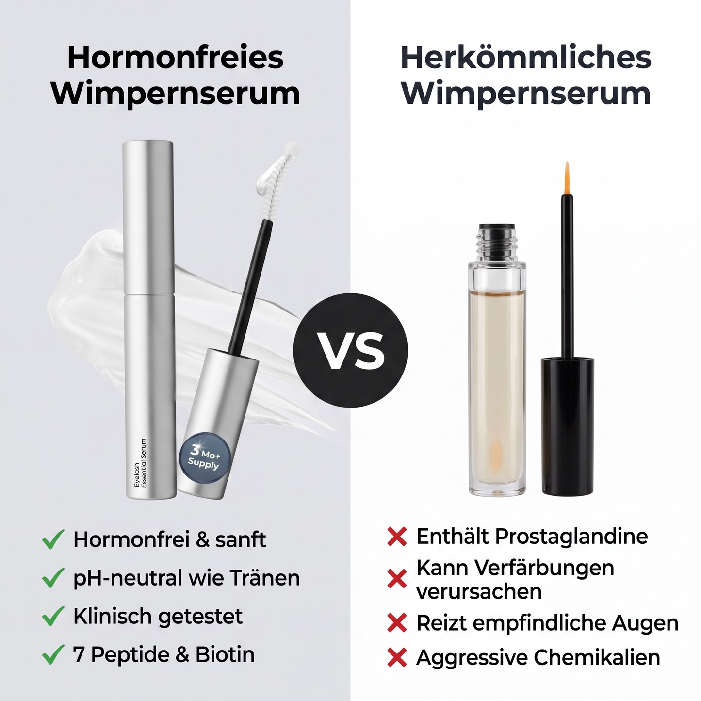LashVella™ – Wimpernserum für natürlich vollere und längere Wimpern