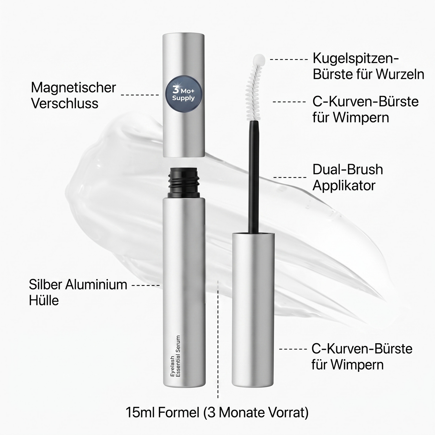 LashVella™ – Wimpernserum für natürlich vollere und längere Wimpern