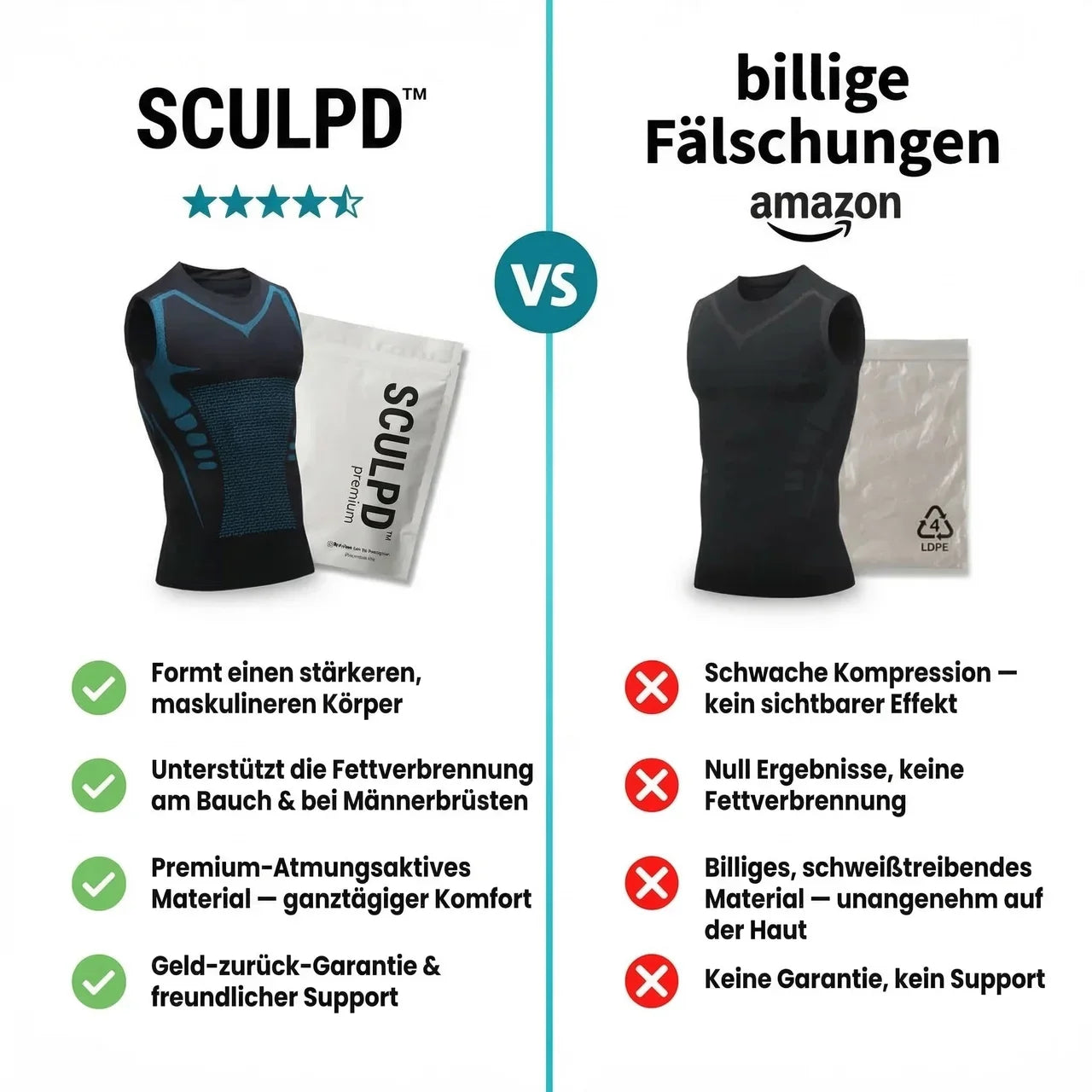 CoreFit™ | Kompressionsshirt für sofort schlankere Silhouette