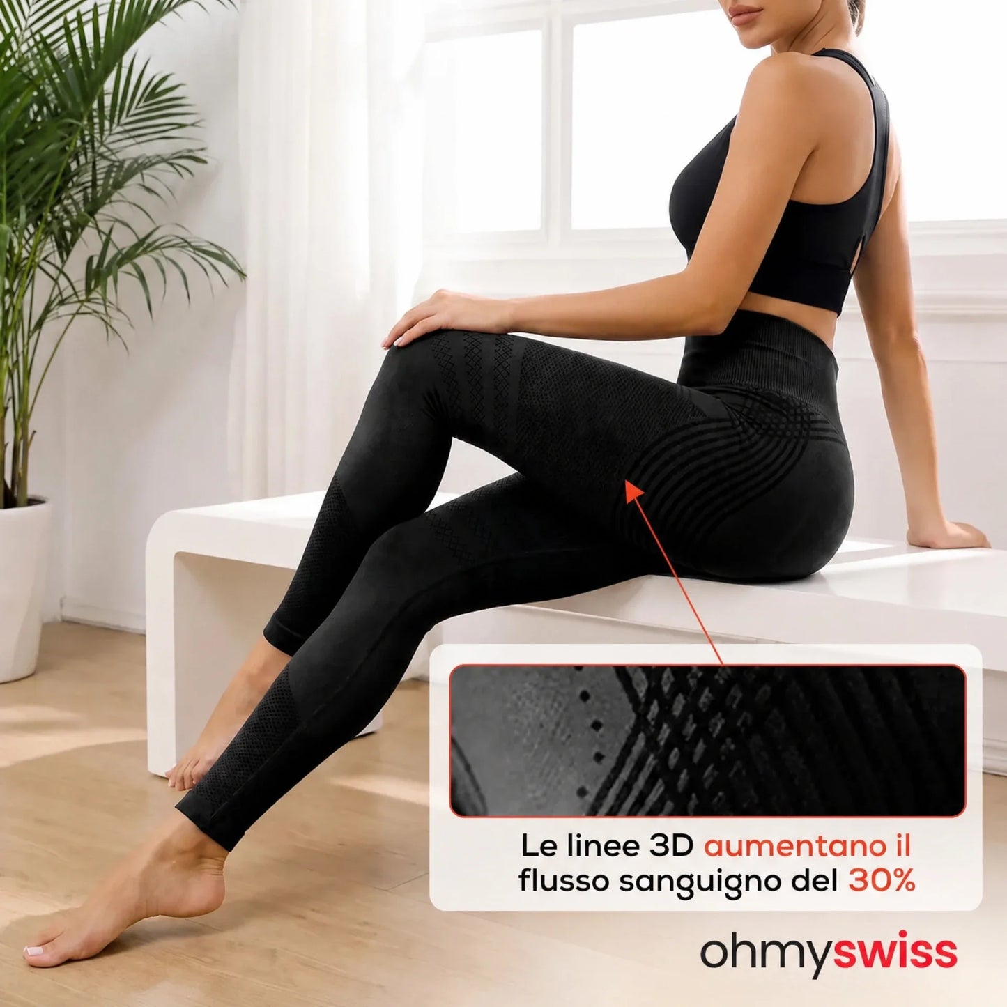 OhMyCurve™ 3D Shaping Leggings für glatte, formende Konturen