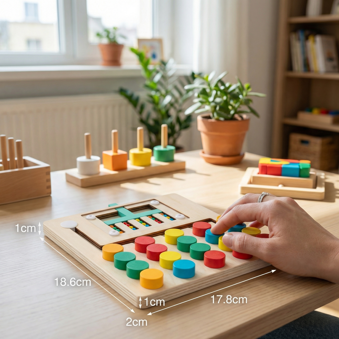 50% RABATT | ColorLogic™ | Montessori Farb- & Logikspiel für konzentriertes Lernen ohne Bildschirm