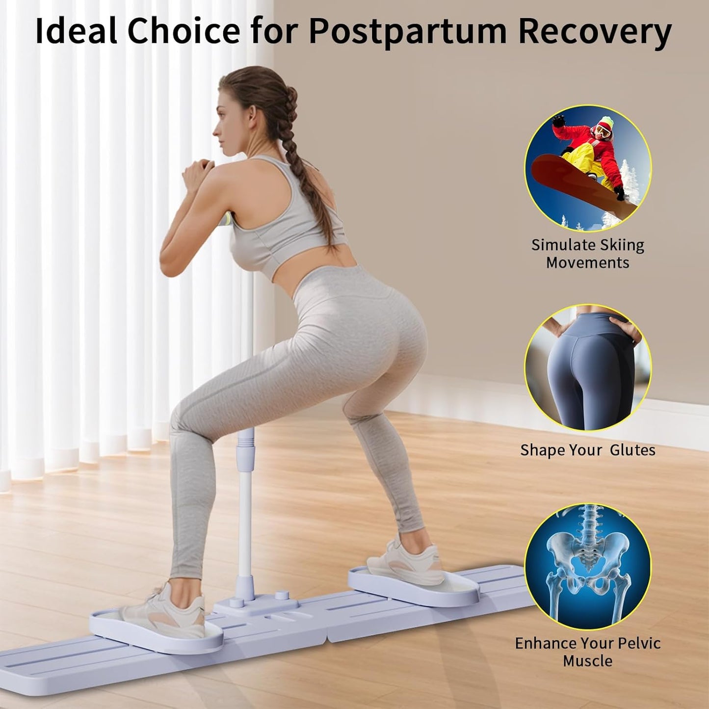 50% RABATT | GlideFit™ | Dein faltbarer Ski-Trainer für effektives Training daheim