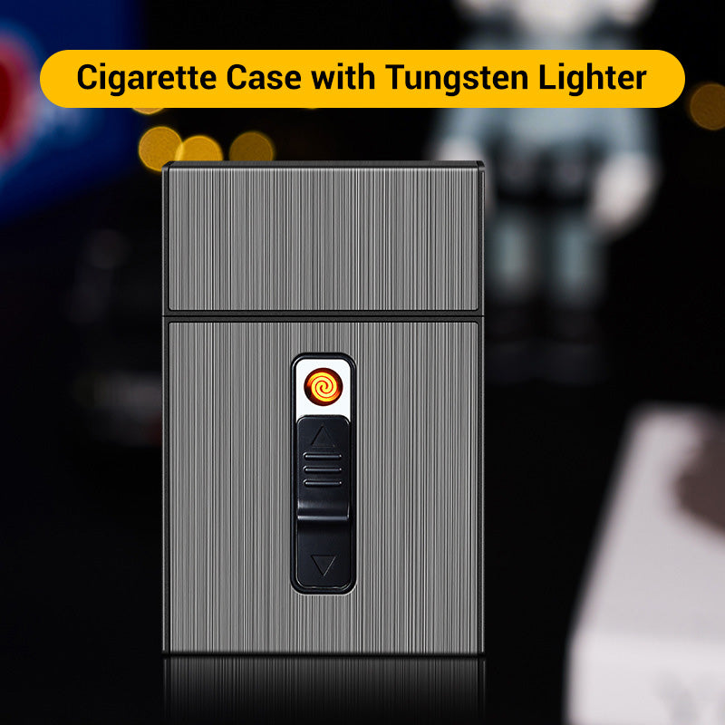 50% RABATT | IgnisCase™ | Das elegante Zigarettenetui mit integriertem, windfestem USB-Feuerzeug