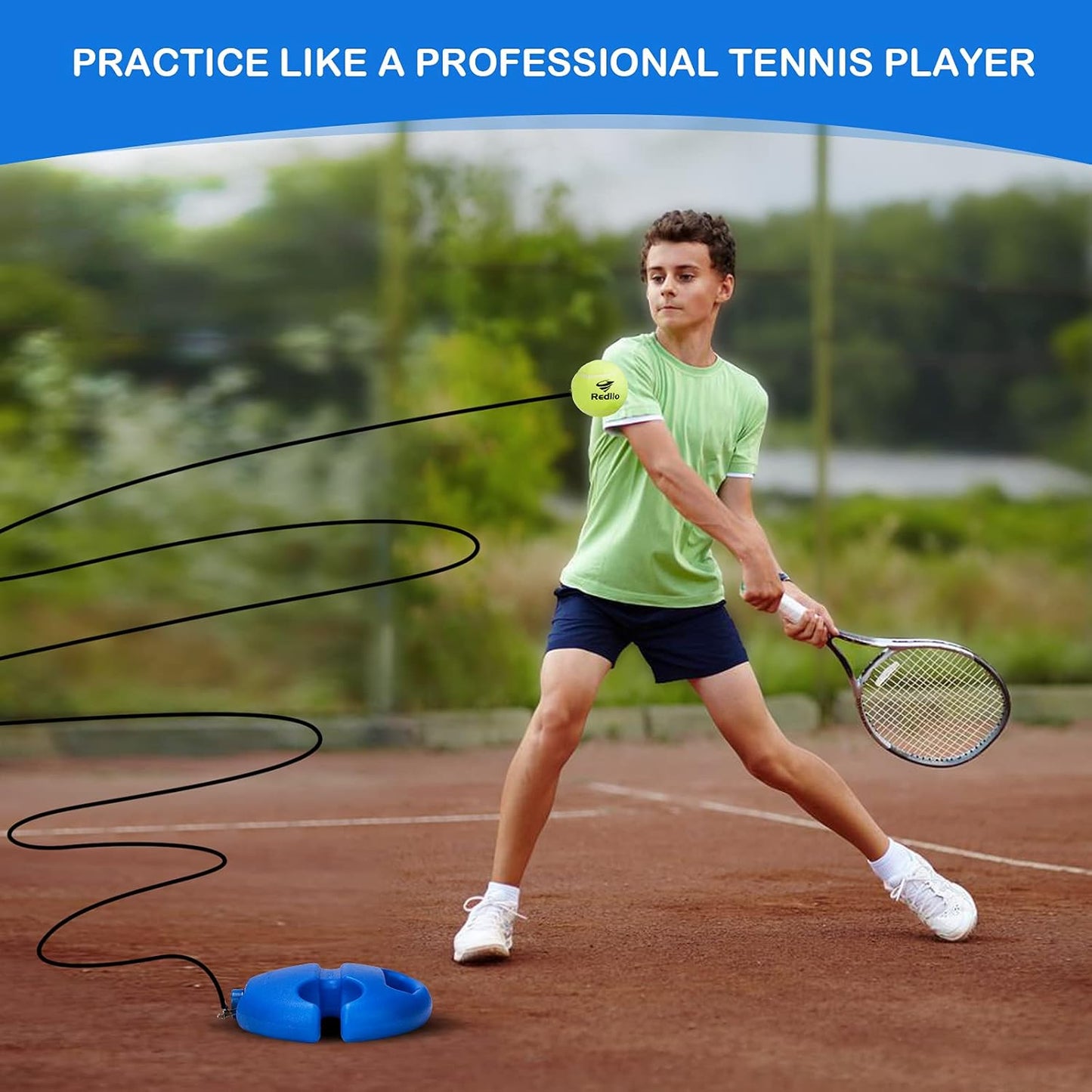 50% Rabatt | SoloRally™ | Tennis-Trainer für effektives Training ohne Partner