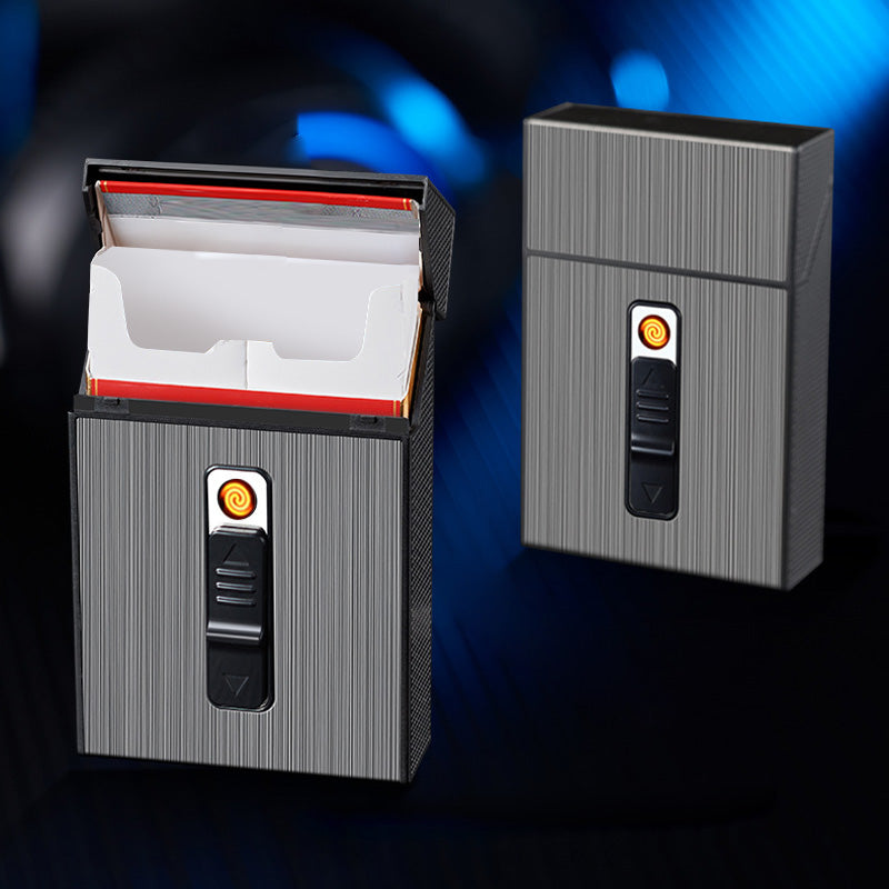 50% RABATT | IgnisCase™ | Das elegante Zigarettenetui mit integriertem, windfestem USB-Feuerzeug