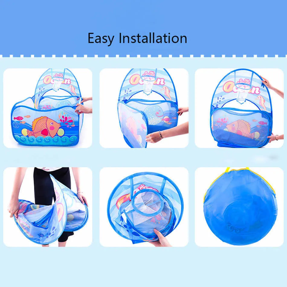 50% RABATT | KidZone™ |  3-in-1 Spielzelt mit Tunnel & Bällebad für aktive Kinder