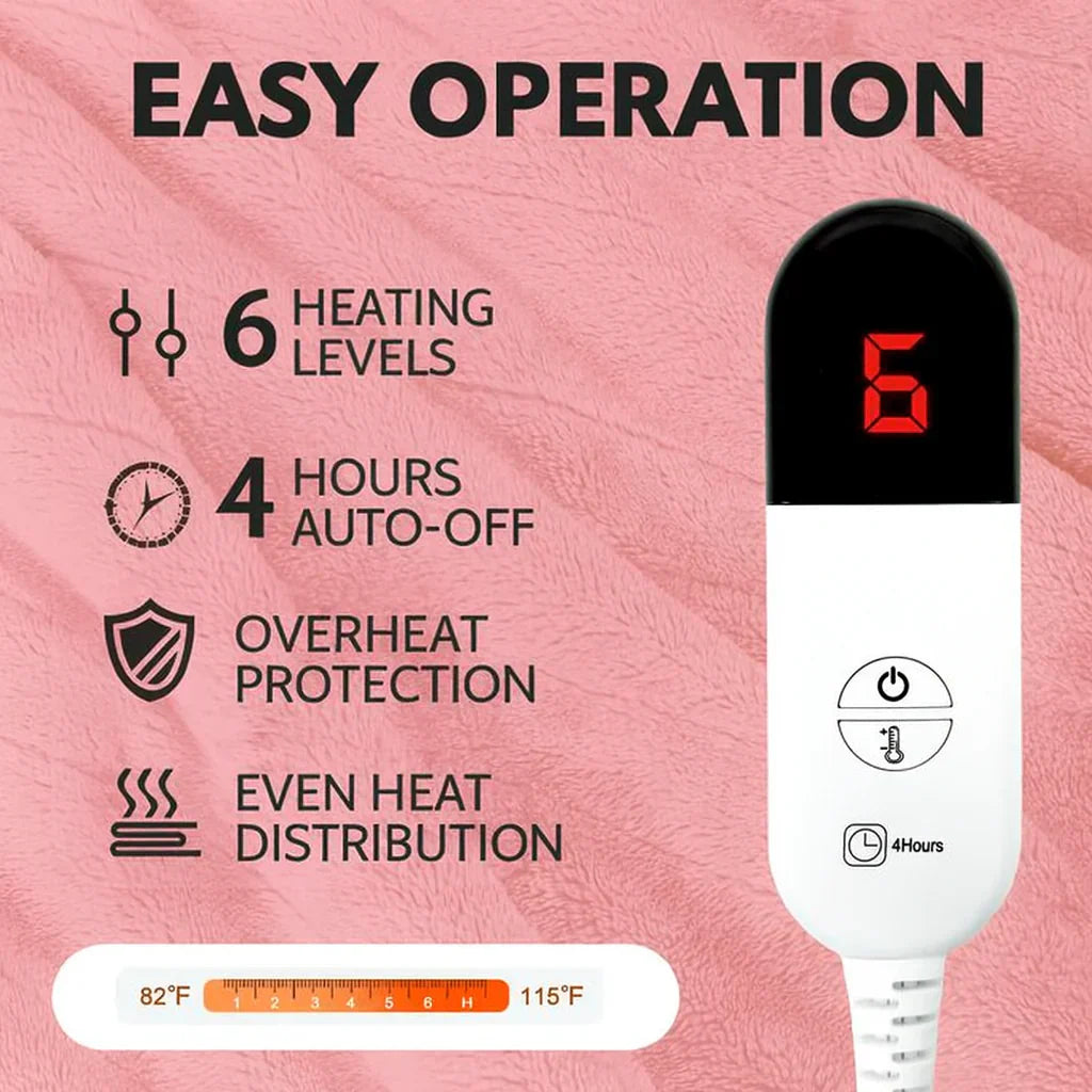 SnuggleWarm™ HeatHug Decke | Die tragbare Wärmedecke zum Reinkuscheln