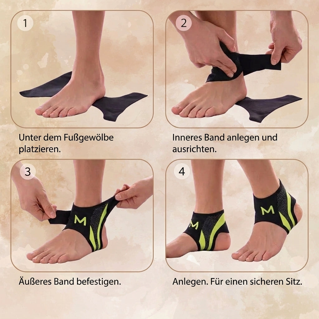 OrthoFlex™ – Knöchelbandage für stabile Unterstützung beim Sport