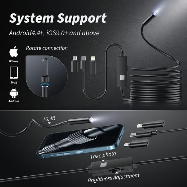 ZoomWand™ | Flexiblen HD-Endoskop für dein Smartphone