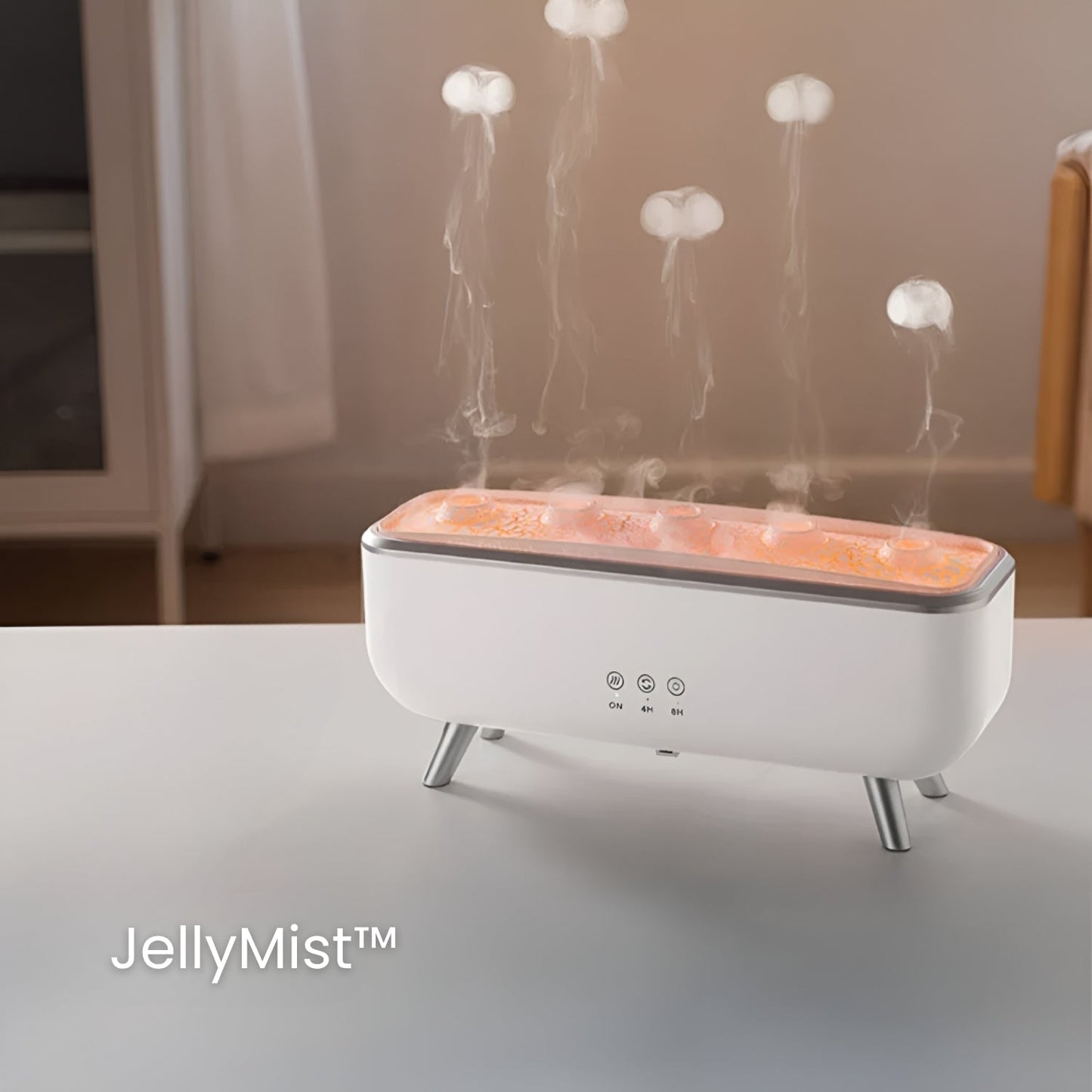 JellyMist™  | Diffuser & Luftbefeuchter | LED Aromadiffuser mit Farbwechsel & Fernbedienung