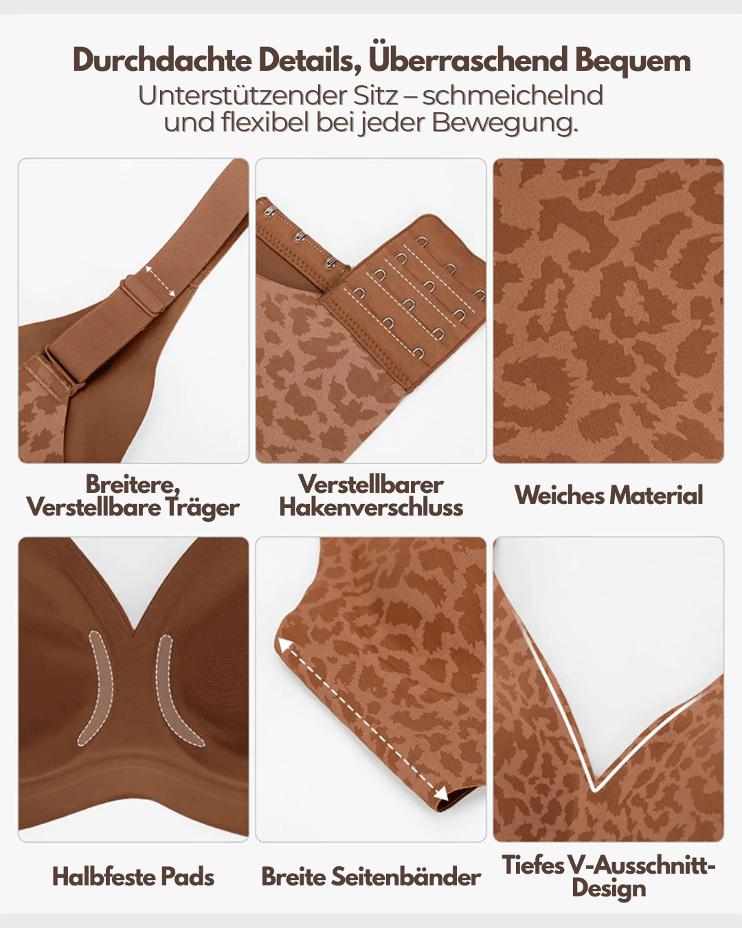 Veluna | Komfort BH ohne Bügel für natürlichen Halt