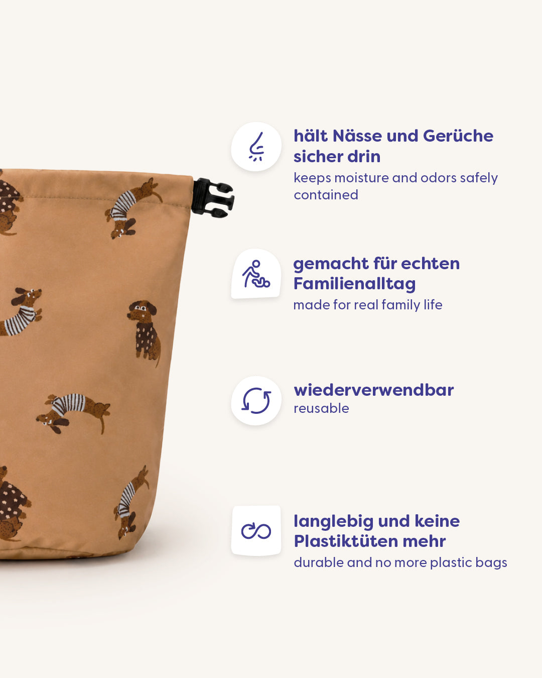 WetLuxe™ – Praktischer Wet Bag für unterwegs & Reisen