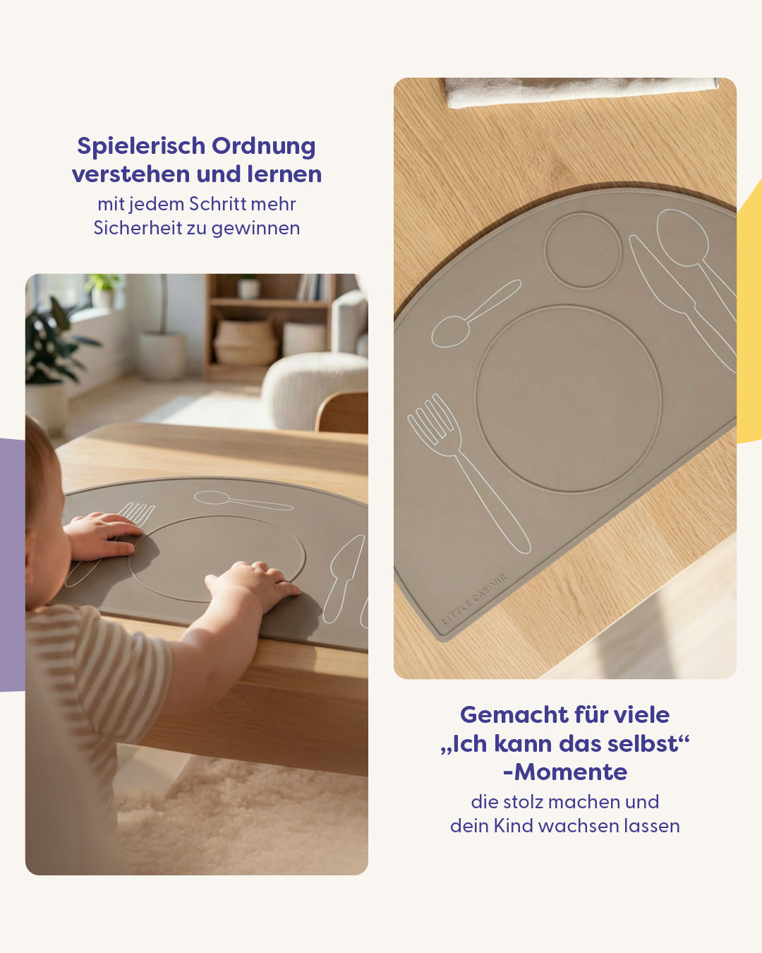 Tavolino™ – Rutschfeste Kinder-Tischmatte für mehr Selbstständigkeit