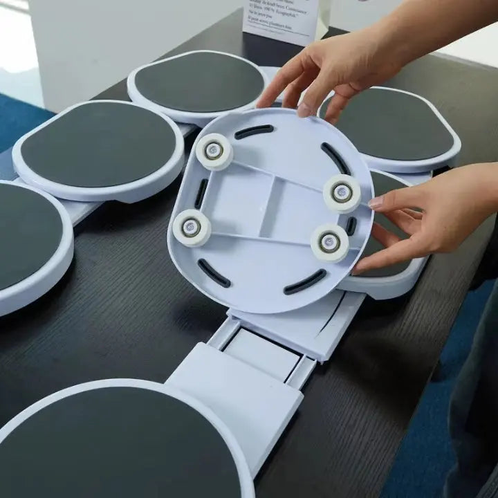 Modulares Dreh-Serviertablett™ | Komfortables Weiterreichen für jeden Esstisch