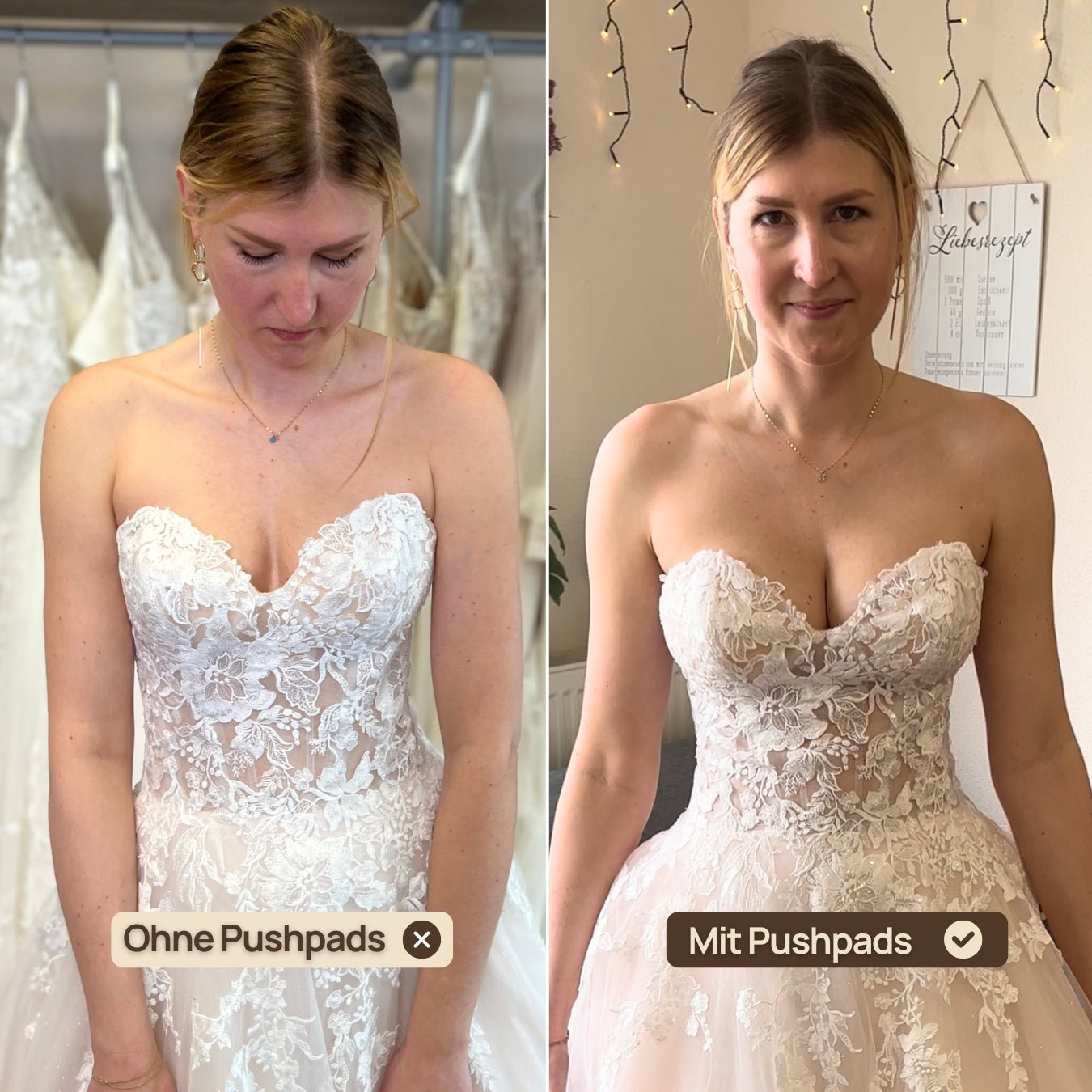 Monoka´s Pushpads™ - 2 Seitig klebende Pushup Nippelcover