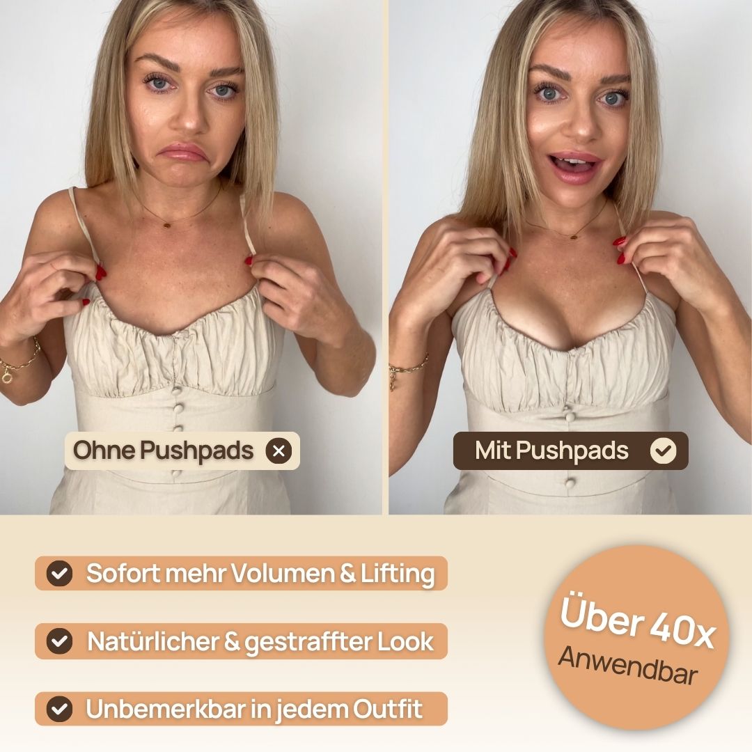 Monoka´s Pushpads™ - 2 Seitig klebende Pushup Nippelcover