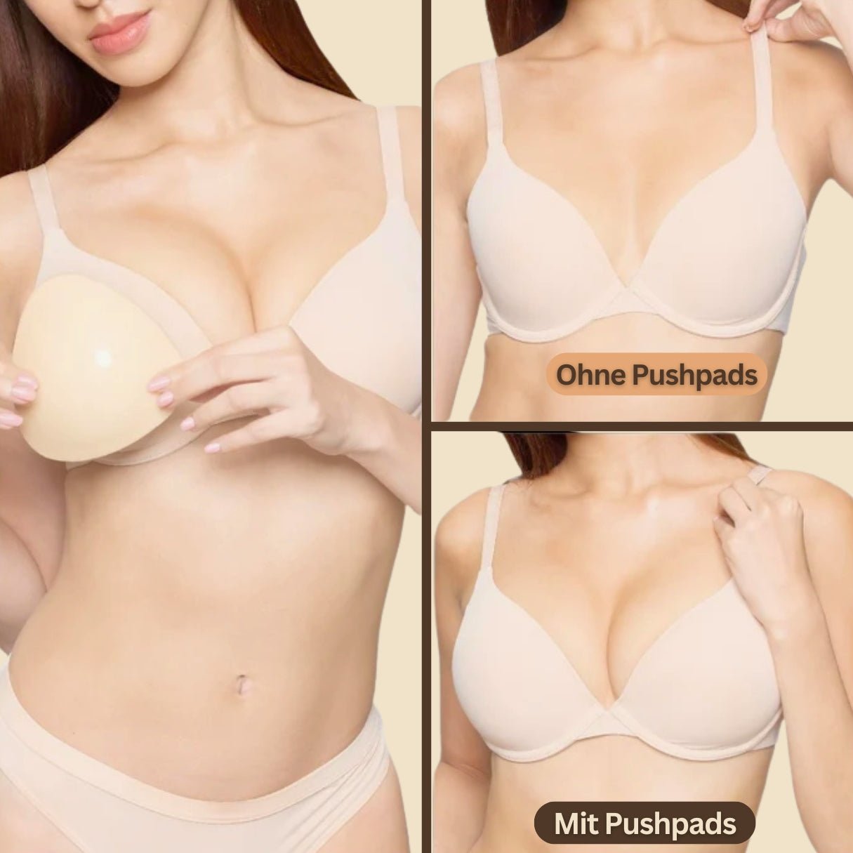 Monoka´s Pushpads™ - 2 Seitig klebende Pushup Nippelcover