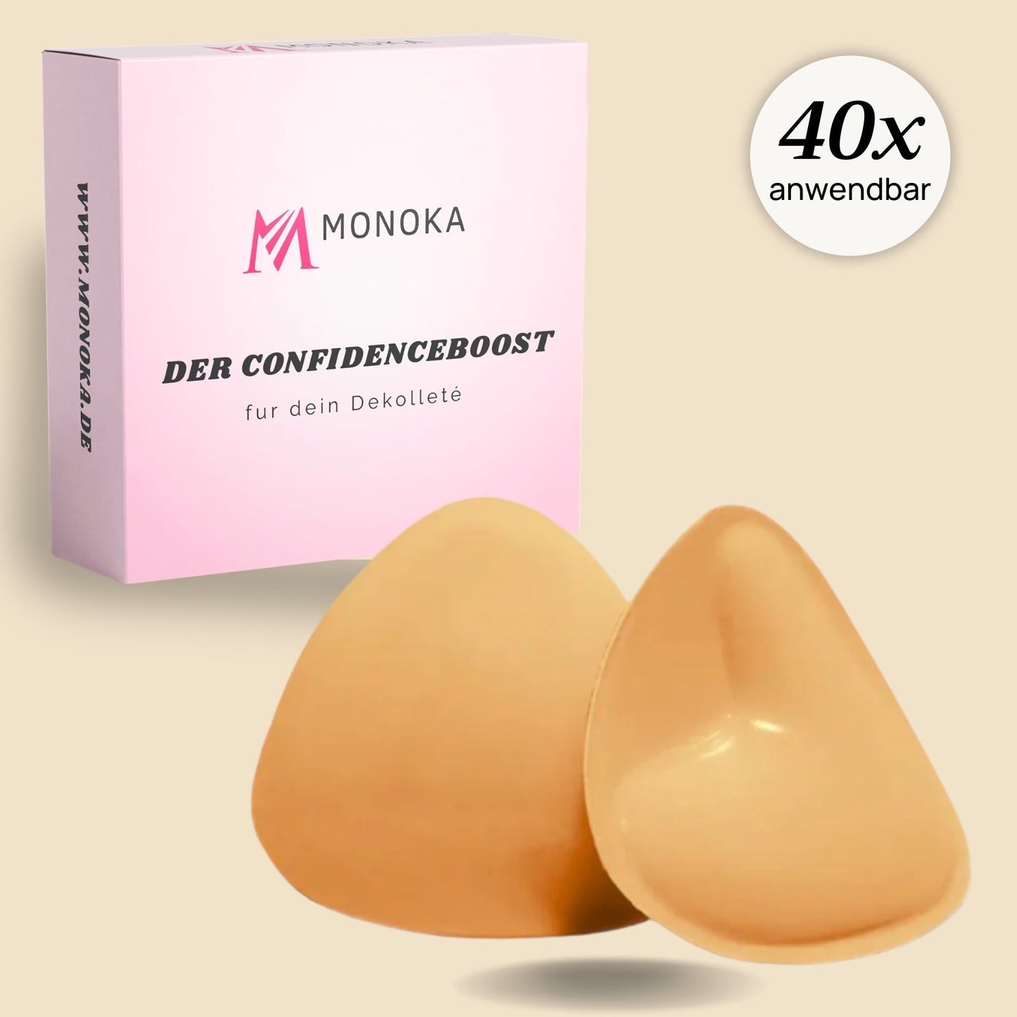 Monoka´s Pushpads™ - 2 Seitig klebende Pushup Nippelcover