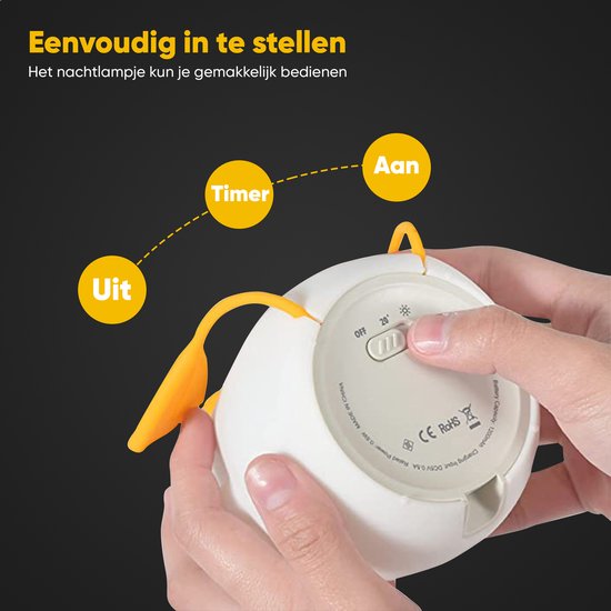 GlowBuddy™ Nachtlampe | Beruhigendes Licht für Kinder & Erwachsene