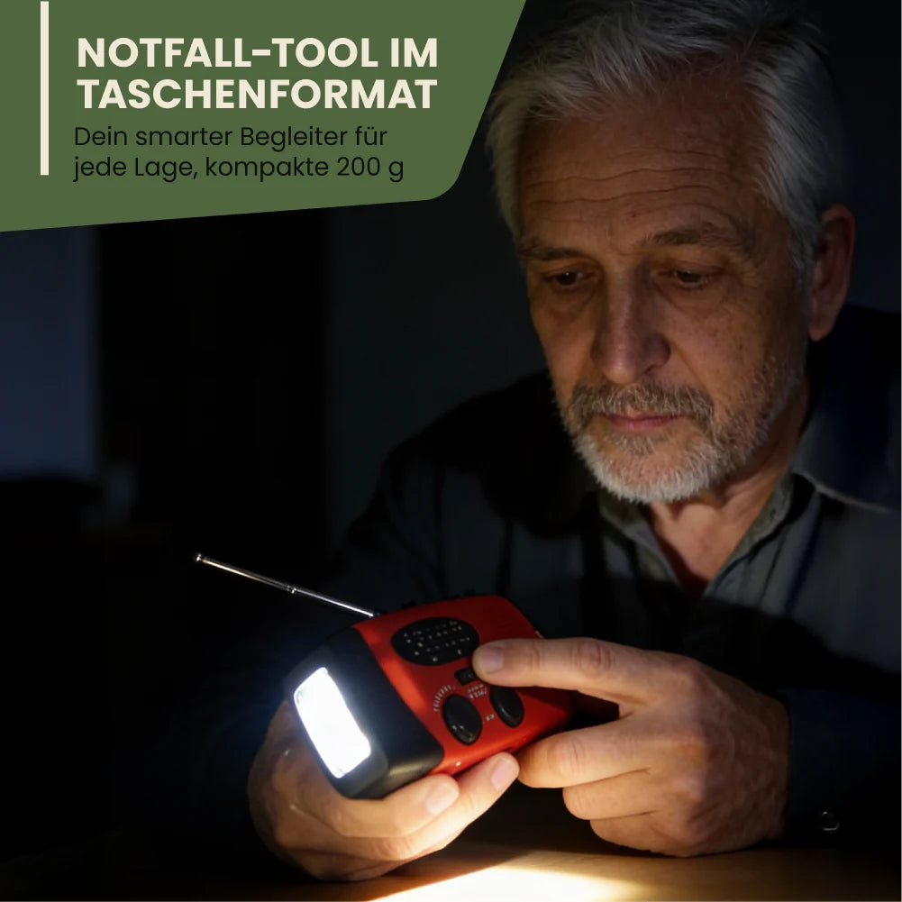 Dynox® | Notfall Radio & Handkurbel Generator für maximale Sicherheit