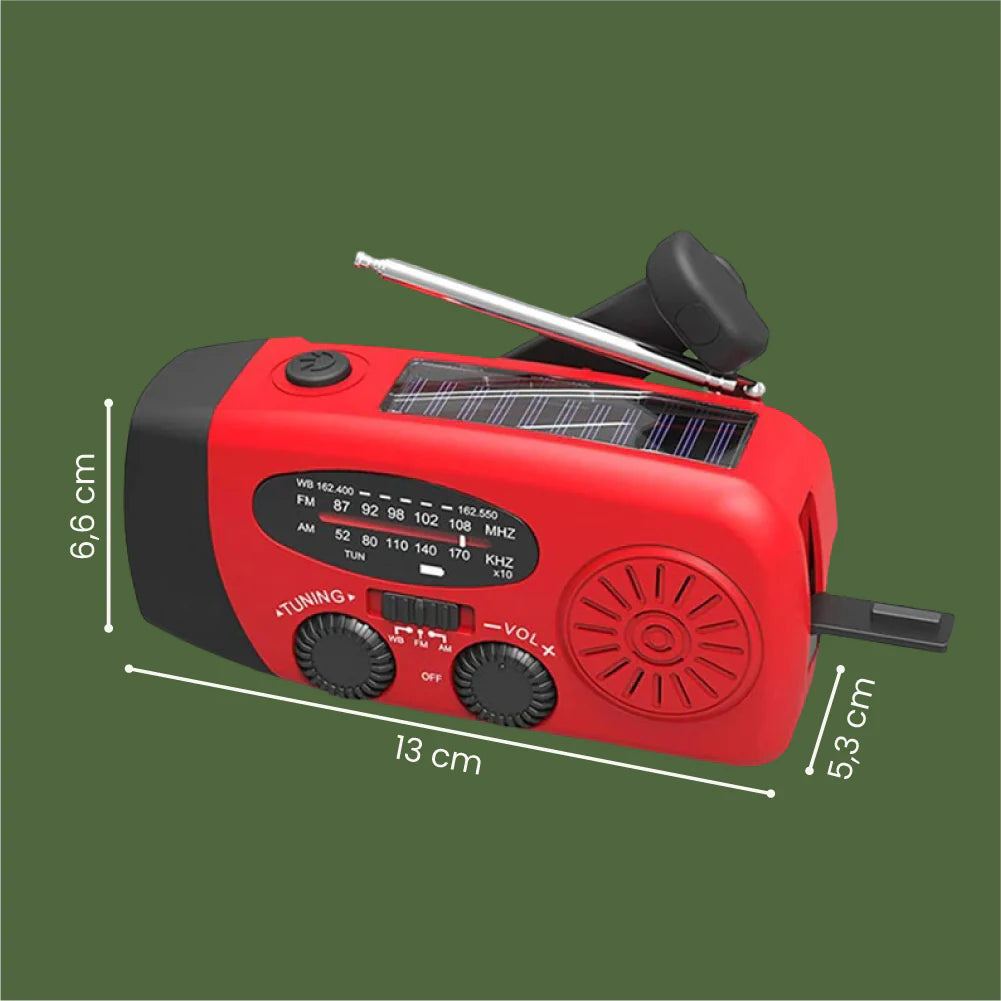 Dynox® | Notfall Radio & Handkurbel Generator für maximale Sicherheit