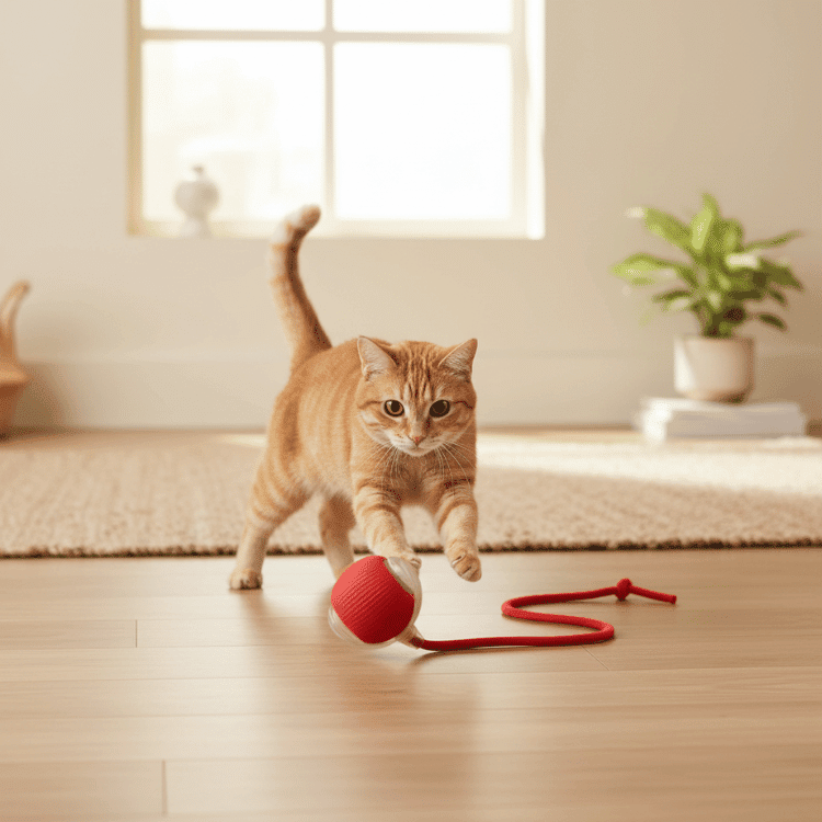 PawSpin™ | Intelligenter interaktiver Rollball für Katzen &amp; Hunde