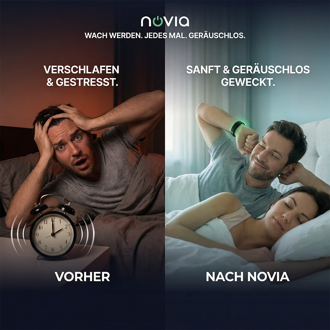 Novia Vibrationswecker | Nie wieder verschlafen
