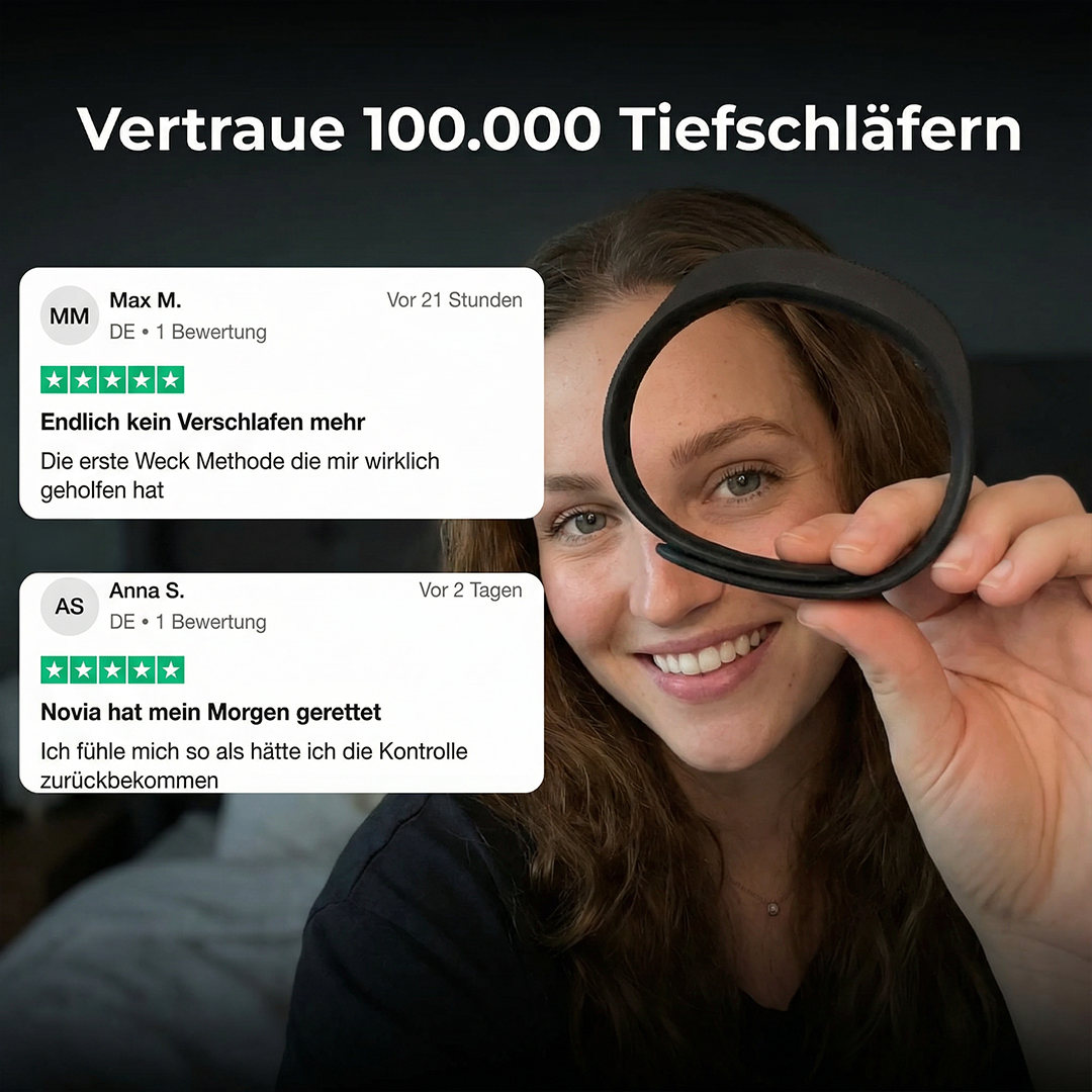 Novia Vibrationswecker | Nie wieder verschlafen