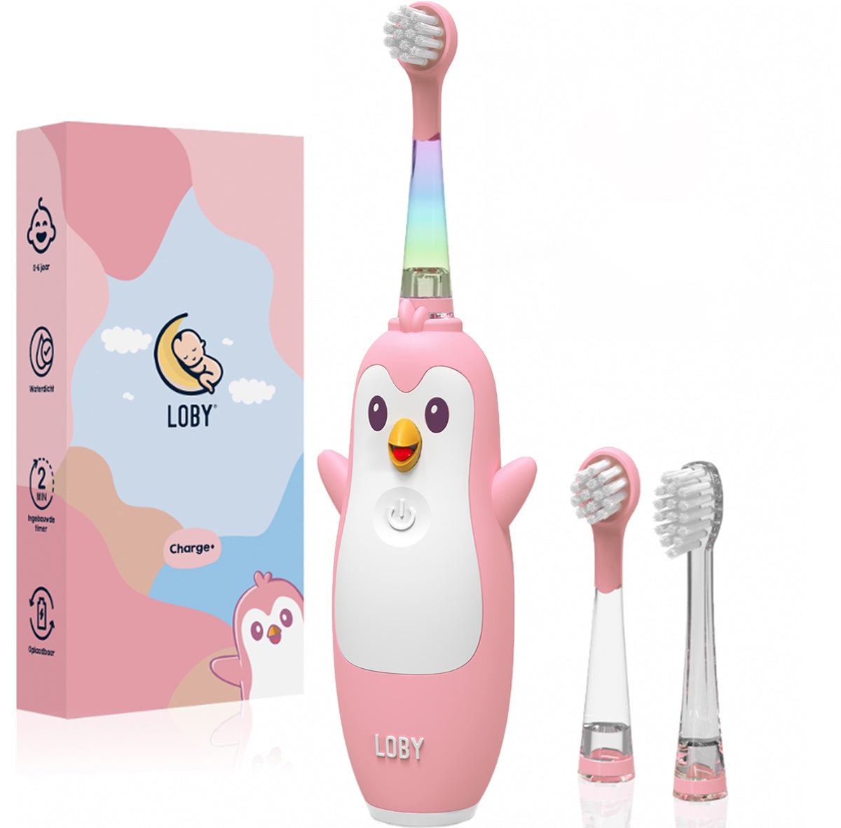 PinguSmile™ – Elektrische Kinderzahnbürste mit sanfter LED-Beleuchtung