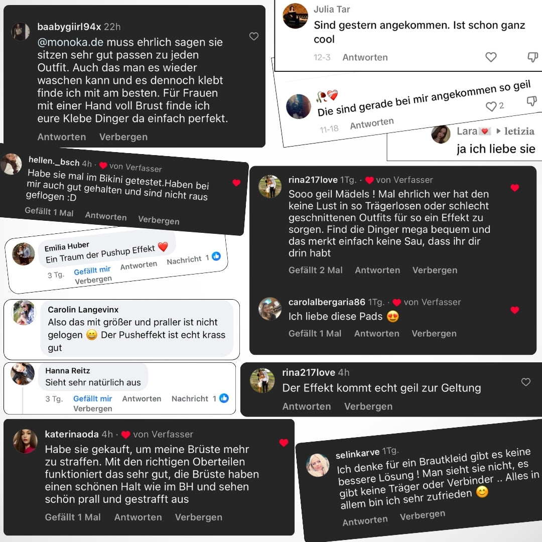 Monoka´s Pushpads™ - 2 Seitig klebende Pushup Nippelcover