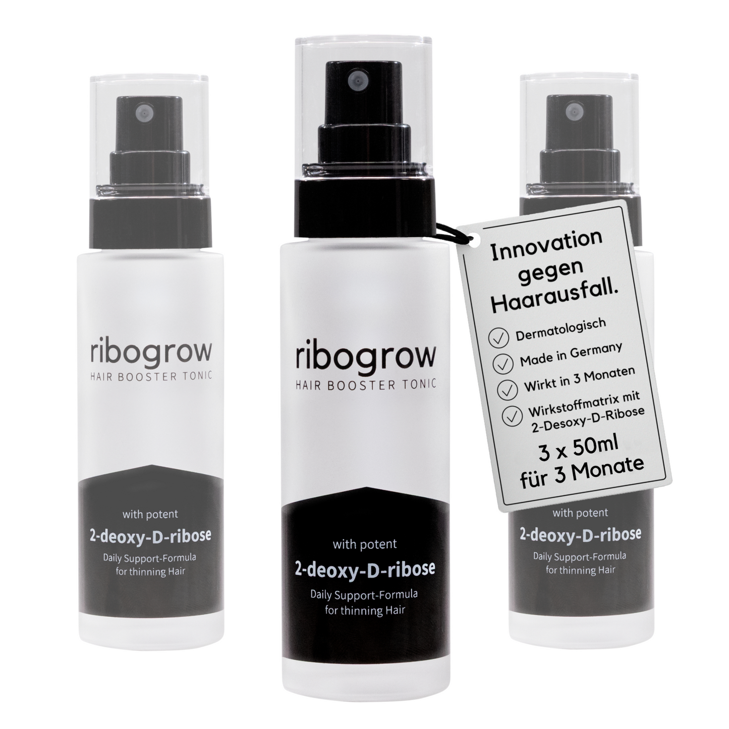 Hair-Booster-Tonic-Set – für stärkeres, volleres Haarwachstum