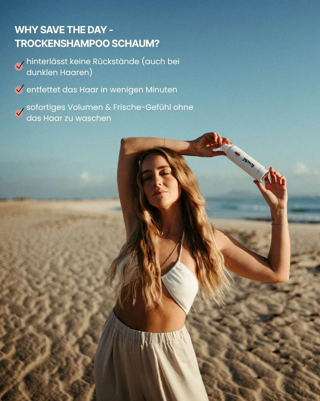 DayFresh™ – Trockenshampoo-Schaum für sofortige Haarfrische unterwegs